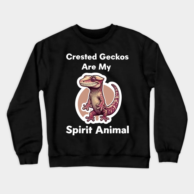 Crested Gecko Spirit Animal Crewneck Sweatshirt by dinokate